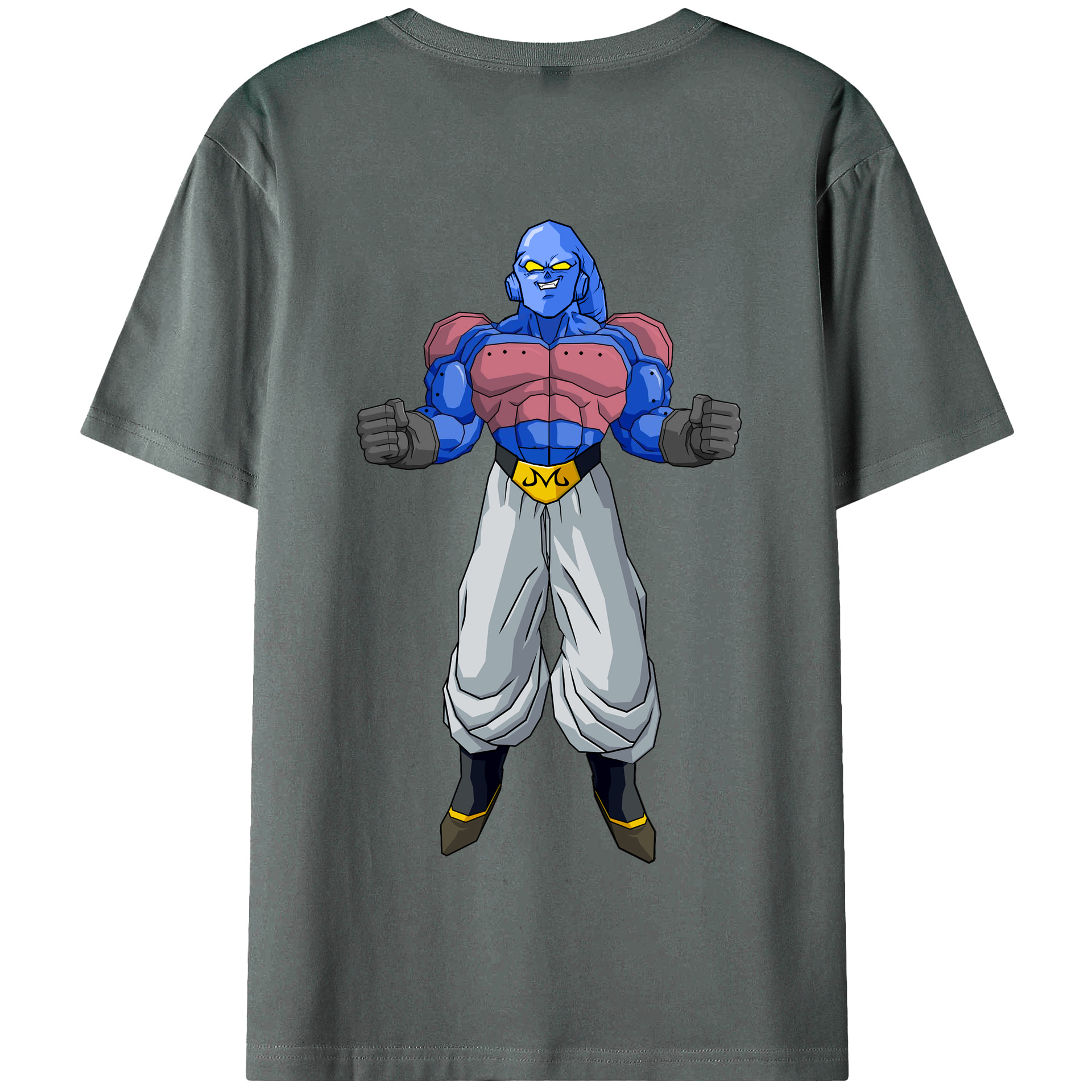 （画像用） ドラゴンボール 魔人ブウ DRAGON BALL Majin Buu 綿100％半袖Tシャツ（背面プリント）